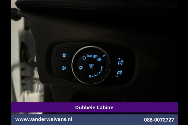Ford Transit Custom 2.0 TDCI 131pk L2H1 Dubbele Cabine Euro6 Airco | 6-Zits | Cruisecontrol | 2550kg Trekhaak Verwarmde voorruit, Parkeersensoren