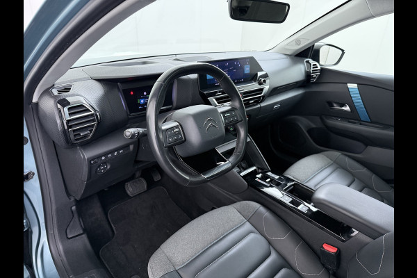 Citroën Ë-C4 50kWh SOH 100% Panorama-Schuifdak Stoel+Stuurverwarming Head-Up Display Adap.Cruise 360°Camera Apple Carplay Android Auto Navi E Keyless Lmv Led Isofix DAB Lane Assist Voorruitverwarming Regen-Lichtsensor Dodehoek detector Bluetooth Rijstrooksensor