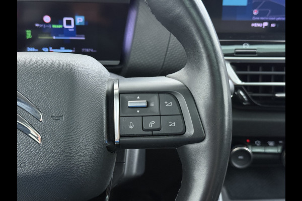 Citroën Ë-C4 50kWh SOH 100% Panorama-Schuifdak Stoel+Stuurverwarming Head-Up Display Adap.Cruise 360°Camera Apple Carplay Android Auto Navi E Keyless Lmv Led Isofix DAB Lane Assist Voorruitverwarming Regen-Lichtsensor Dodehoek detector Bluetooth Rijstrooksensor