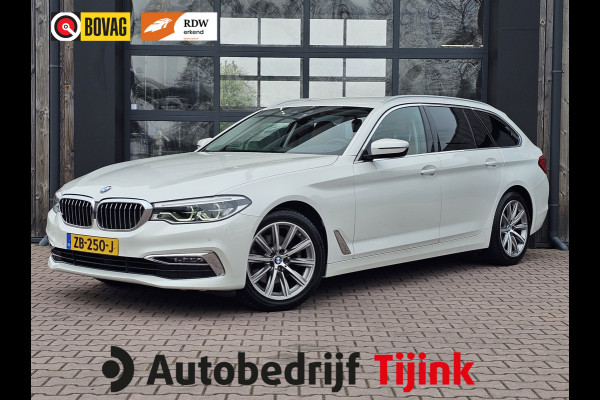 BMW 5 Serie Touring 520i High Executive Edition | Automaat | LED | Trekhaak | Parkeerhulp | Camera | Navi | Leder | Stoelverwarming |