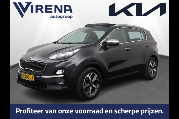 Kia Sportage 1.6 T-GDI DynamicPlusLine Automaat - Schuif-/kanteldak - Trekhaak - Keyless - Stoelverwarming - Apple CarPlay/Android Auto - Fabrieksgarantie tot 10-2026