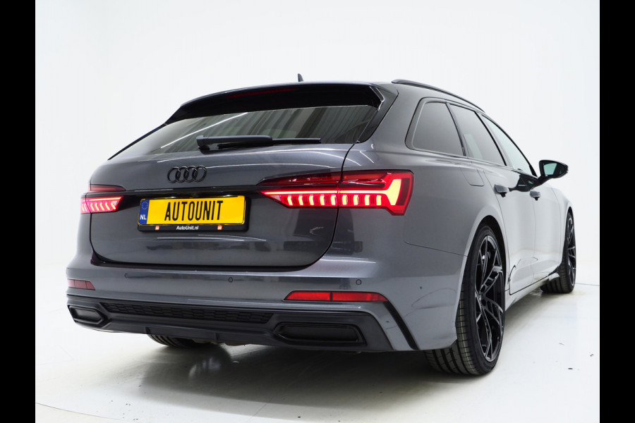 Audi A6 Avant 55 TFSI e quattro Competition Full Black | Panoramadak | B&O Audio | Camera | Keyless | Adaptive Cruise | Sfeerlicht | Carplay