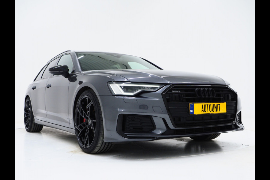 Audi A6 Avant 55 TFSI e quattro Competition Full Black | Panoramadak | B&O Audio | Camera | Keyless | Adaptive Cruise | Sfeerlicht | Carplay