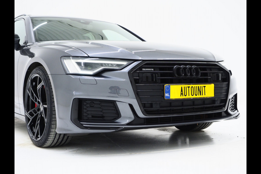 Audi A6 Avant 55 TFSI e quattro Competition Full Black | Panoramadak | B&O Audio | Camera | Keyless | Adaptive Cruise | Sfeerlicht | Carplay