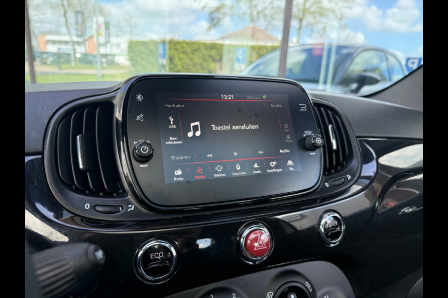 Fiat 500 0.9 TwinAir Turbo Sport - Panoramadak - Navi Apple/Android - Airco - Org.NL