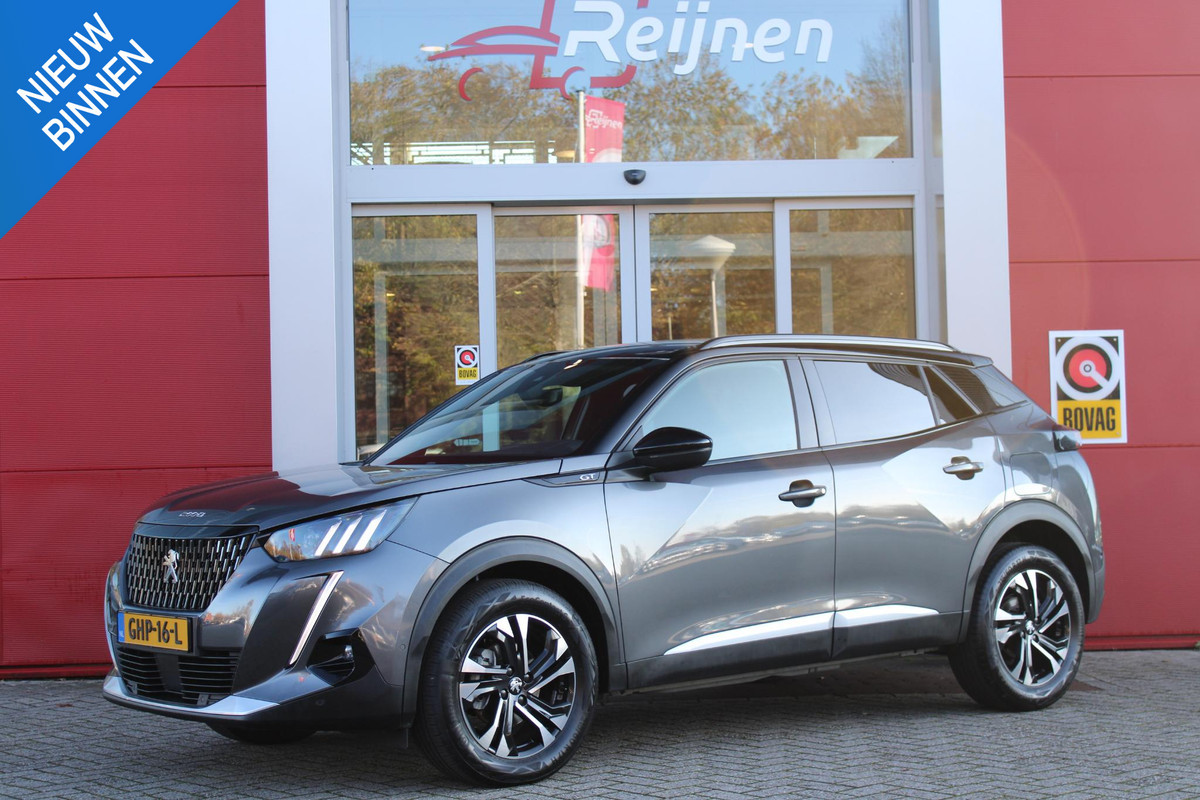 Peugeot 2008 1.2 130PK GT | NAVIGATIE 10" TOUCHSCREEN | APPLE CARPLAY/ANDROID AUTO | CRUISE CONTROL | ACHTERUITRIJ CAMERA | DODEHOEK BEWAKING | FULL LED KOPLAMPEN | 3-D INSTRUMENTENPANEEL | DAB+ RADIO | LICHTMETALEN VELGEN 17" |