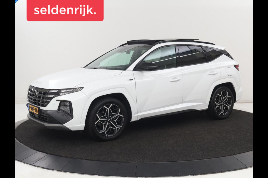 Hyundai Tucson 1.6 T-GDI PHEV N Line Sky 4WD | SOH 92,5% | Panoramadak | Stoelventilatie | Trekhaak | 360 Camera | Leder/Alcantara | Krell Audio | Adaptive cruise | Carplay | Full LED | Memory | PHEV | Plug In