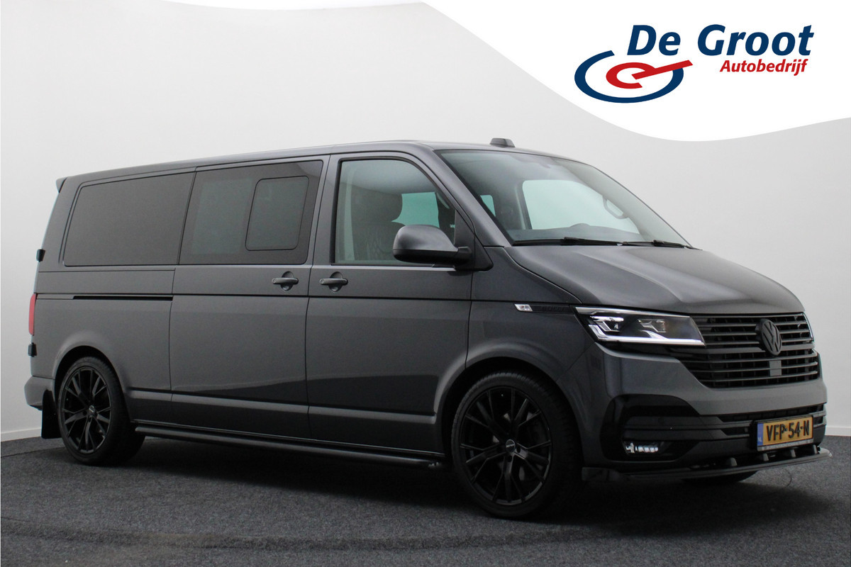 Volkswagen Transporter 2.0 TDI DSG L2H1 30 DC Bulli Leer, 2x Elektr. Schuifdeur, ACC, Camera, Apple Carplay, LED, Trekhaak, 20''