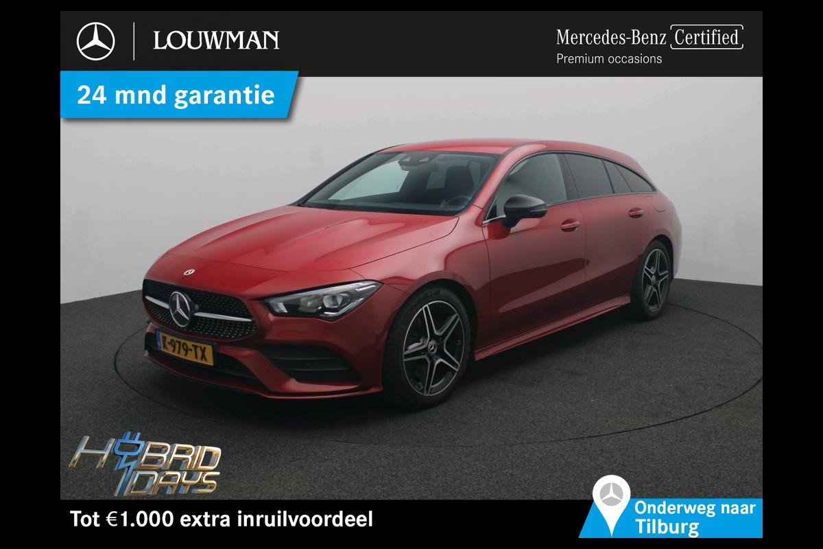 Mercedes-Benz CLA-Klasse Shooting Brake 200 Business Solution AMG AMG line | Night Pakket | Ledkoplampen | Sfeerverlichting | Stoelverwarming. Inclusief 24 maanden Mercedes-Benz Certified garantie voor Europa.