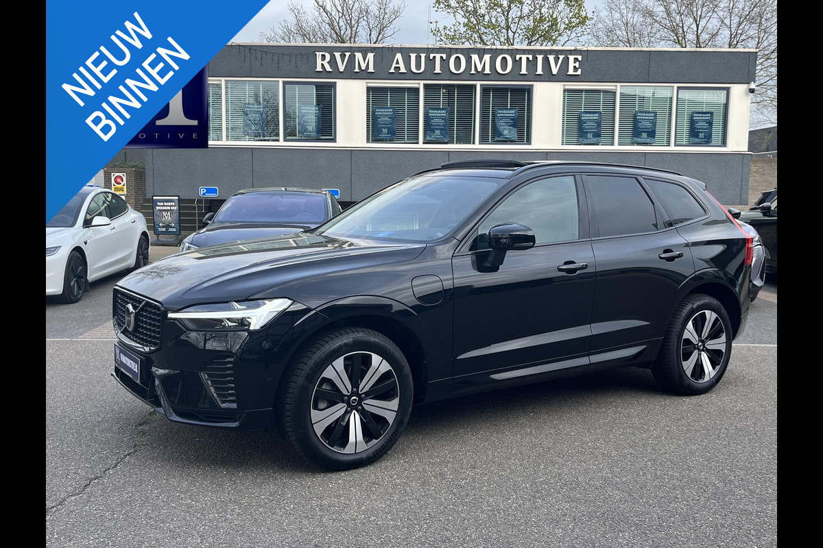 Volvo XC60 2.0 T6 Plug-in hybrid AWD Plus Dark 360 CAMERA| HARMAN KARDON| ACHTERBANK VERWARMD| PANO| VOORSTOELEN + STUUR VERWARMD| ELEKTRISCHE STOELEN MET MEMORY| ELEKTRISCHE ACHTERKLEP| DEALER OH. NET ONDERHOUD GEHAD|