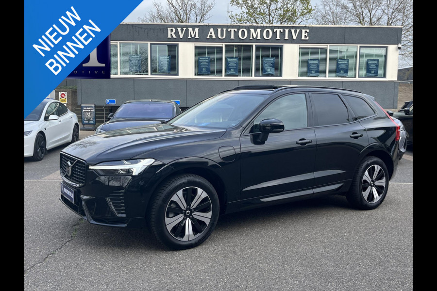 Volvo XC60 2.0 T6 Plug-in hybrid AWD Plus Dark 360 CAMERA| HARMAN KARDON| ACHTERBANK VERWARMD| PANO| VOORSTOELEN + STUUR VERWARMD| ELEKTRISCHE STOELEN MET MEMORY| ELEKTRISCHE ACHTERKLEP| DEALER OH. NET ONDERHOUD GEHAD|
