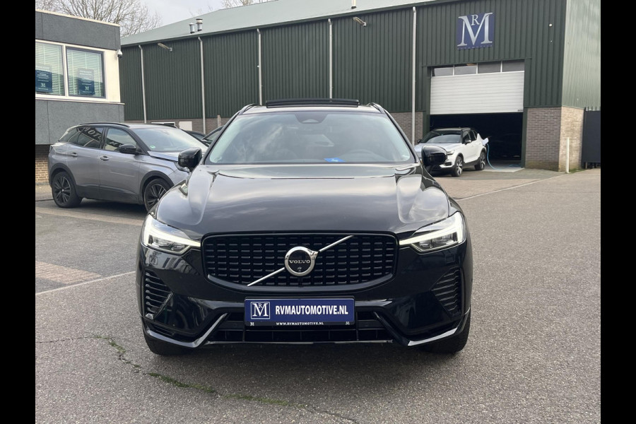 Volvo XC60 2.0 T6 Plug-in hybrid AWD Plus Dark 360 CAMERA| HARMAN KARDON| ACHTERBANK VERWARMD| PANO| VOORSTOELEN + STUUR VERWARMD| ELEKTRISCHE STOELEN MET MEMORY| ELEKTRISCHE ACHTERKLEP| DEALER OH. NET ONDERHOUD GEHAD|