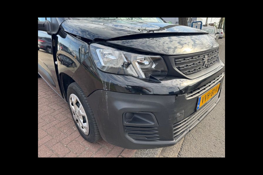Peugeot Partner 1.5 BlueHDi 100 L2 3zits Airco,Cruisecontrol VOORSCHADE