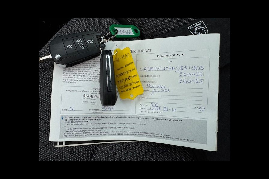 Peugeot Partner 1.5 BlueHDi 100 L2 3zits Airco,Cruisecontrol VOORSCHADE