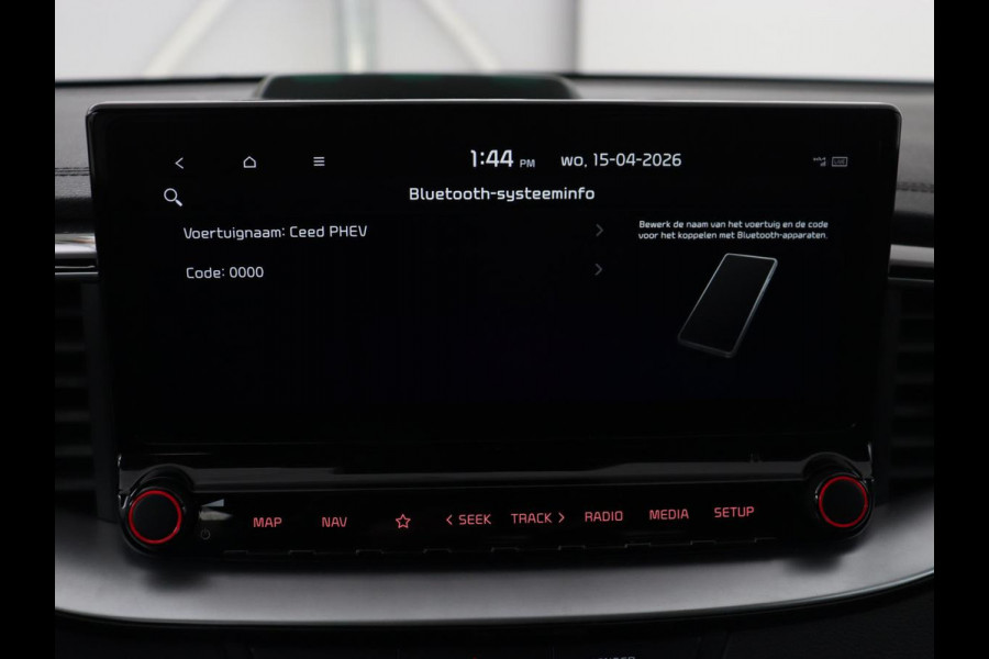 Kia Ceed 1.6 GDI PHEV DynamicPlusLine | SOH 100% | Stoel & stuurverwarming | Trekhaak | Half leder | Carplay | Camera | Keyless | Full LED | Navigatie | Adaptive cruise | Climate control | Bluetooth | Plug In