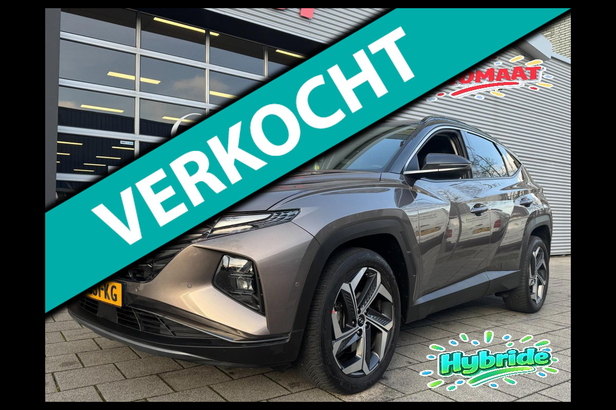 Hyundai Tucson 1.6 T-GDI HEV Premium- Navigatie I Leer I Airco I Sport velgen I LED I PDC I Dealer onderhouden