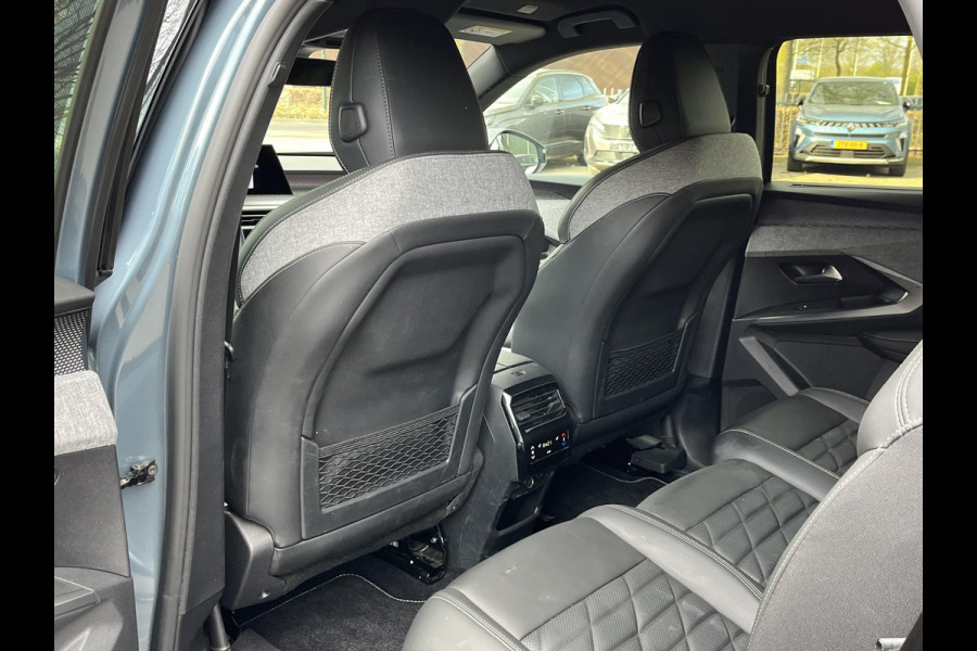 Peugeot E-5008 GT 73 kWh SOH 95%| 7 PERSOONS | COMPLEET UITGEVOERD| STOEL VENTILATIE |WARMTEPOMP| ADAPTIEVE CRUISE CONTROL | 360° CAMERA | ACHTERBANK VERWARMD |STOEL+ STUURVERWARMING| MEMORY STOEL MET MASSAGE| DODE HOEK SENSOR| ELEKTRISCHE ACHTERKLEP