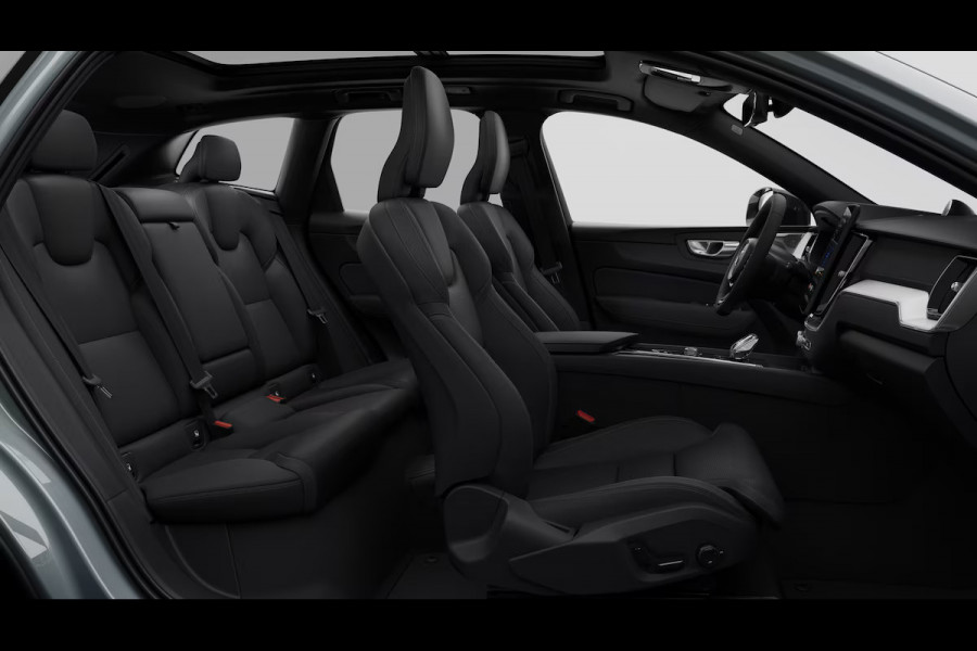 Volvo XC60 T8 Plug-in AWD Ultra Black Edition Luchtvering | Bowers & Wilkins | Massage | Adapt. Cruise | Stoelventilatie | Open dak | 360 Camera | Stuur-/stoelverwarming