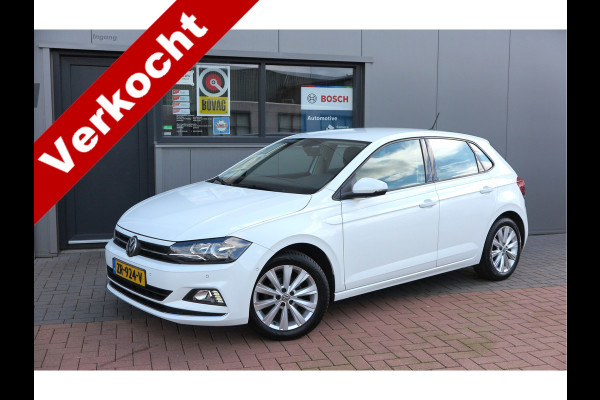 Volkswagen Polo 1.0 TSI 95 pk Highline , Adaptive Cruise , Parkeersensoren V+A , Parkassist, NAP, Navigatie, DAB+ , Stuurwiel multifunctioneel, 16"lichtmetalen velgen, Carplay, Actieve demping , Sportstoelen, etc.etc