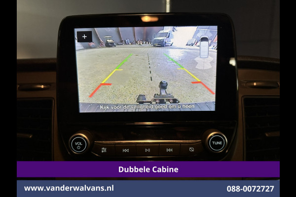 Ford Transit Custom 2.0 TDCI 131pk L2H1 Dubbele Cabine Euro6 Airco | 6-Zits | Camera | Apple Carplay | Xenon | Cruisecontrol 2540kg Trekhaak, Android Auto, Verwarmde voorruit, Parkeersensoren