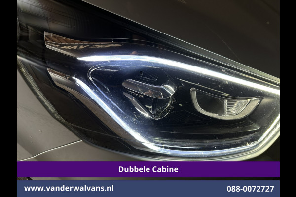 Ford Transit Custom 2.0 TDCI 131pk L2H1 Dubbele Cabine Euro6 Airco | 6-Zits | Camera | Apple Carplay | Xenon | Cruisecontrol 2540kg Trekhaak, Android Auto, Verwarmde voorruit, Parkeersensoren