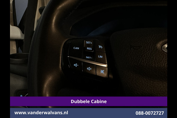 Ford Transit Custom 2.0 TDCI 131pk L2H1 Dubbele Cabine Euro6 Airco | 6-Zits | Camera | Apple Carplay | Xenon | Cruisecontrol 2540kg Trekhaak, Android Auto, Verwarmde voorruit, Parkeersensoren