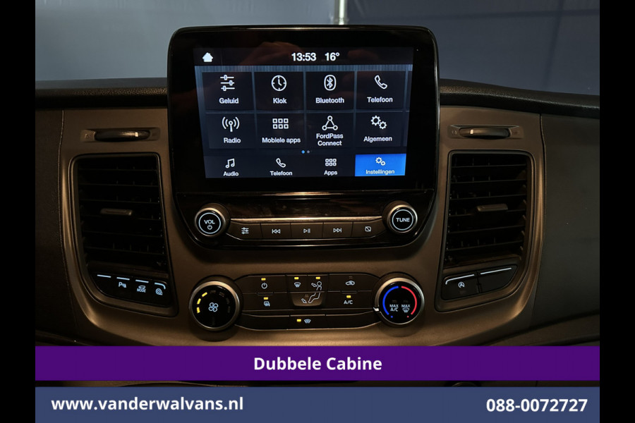 Ford Transit Custom 2.0 TDCI 131pk L2H1 Dubbele Cabine Euro6 Airco | 6-Zits | Camera | Apple Carplay | Xenon | Cruisecontrol 2540kg Trekhaak, Android Auto, Verwarmde voorruit, Parkeersensoren