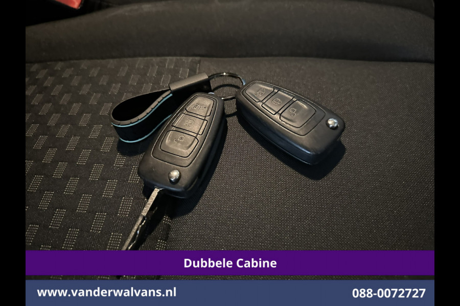 Ford Transit Custom 2.0 TDCI 131pk L2H1 Dubbele Cabine Euro6 Airco | 6-Zits | Camera | Apple Carplay | Xenon | Cruisecontrol 2540kg Trekhaak, Android Auto, Verwarmde voorruit, Parkeersensoren