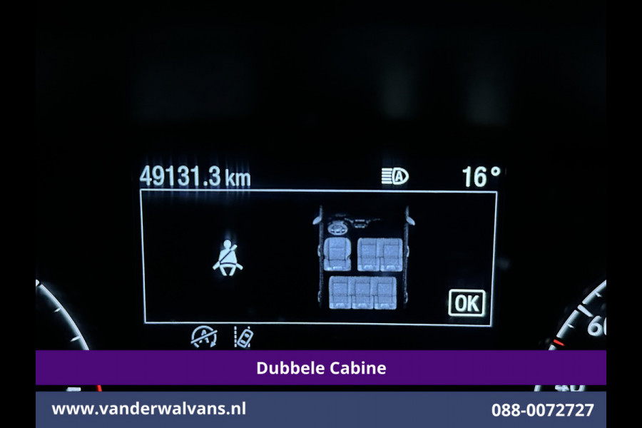 Ford Transit Custom 2.0 TDCI 131pk L2H1 Dubbele Cabine Euro6 Airco | 6-Zits | Camera | Apple Carplay | Xenon | Cruisecontrol 2540kg Trekhaak, Android Auto, Verwarmde voorruit, Parkeersensoren