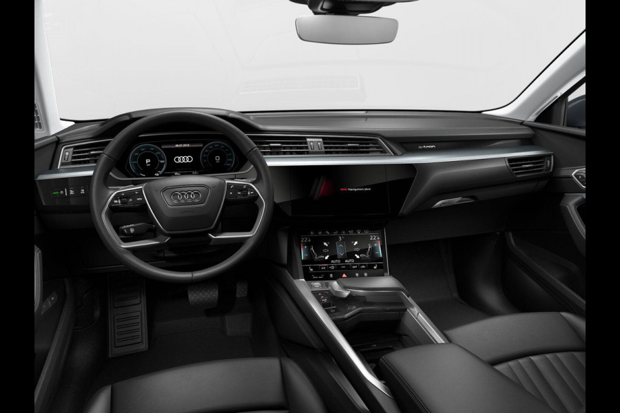 Audi e-tron 55 quattro Business edition Plus 95 kWh 408pk | Panoramadak | Lederen bekleding | Parkeercamera | Verwarmbare voorstoelen