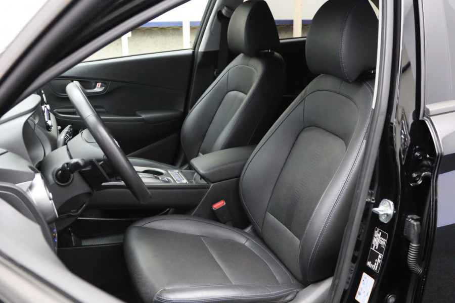 Hyundai Kona EV Premium 64 kWh 204 PK, Leder, 4 x Stoelverwarming, Head-Up, Camera
