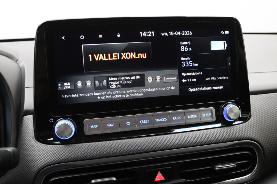 Hyundai Kona EV Premium 64 kWh 204 PK, Leder, 4 x Stoelverwarming, Head-Up, Camera