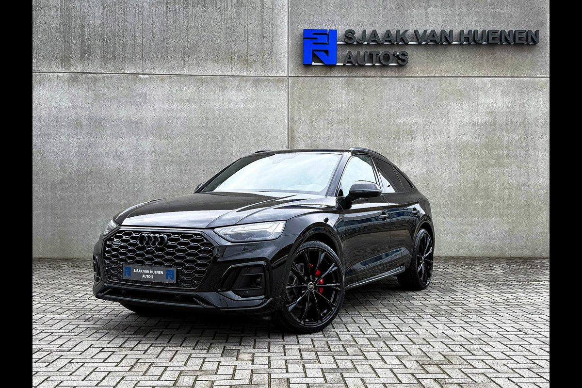 Audi Q5 Sportback 55TFSI e 367pk Quattro Competition S Edition S-Line Luchtvering|HUD|Leder+Memory+Massage|Matrix|B&O|Carbon|SQ5!