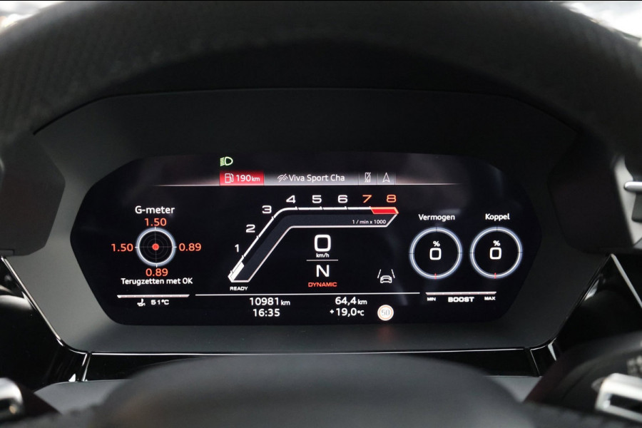 Audi RS3 Sportback 2.5 TFSI quattro 400+PK MATRIX-LED/VIRTUAL/B&O/SFEER/LEDER+S.VERWARMING/19"LMV/CAM/PDC/ACC/12 MND GARANTIE!!