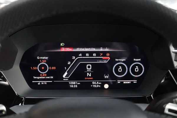 Audi RS3 Sportback 2.5 TFSI quattro 400+PK MATRIX-LED/VIRTUAL/B&O/SFEER/LEDER+S.VERWARMING/19"LMV/CAM/PDC/ACC/12 MND GARANTIE!!
