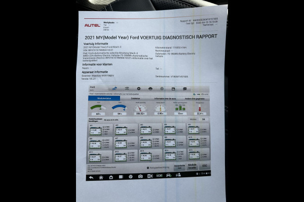 Ford Mustang Mach-E Extended RWD 98 kWh | SOH 94% | Panoramadak | 360 Camera | Bang & Olufsen | Apple Carplay | Cruise Control |
