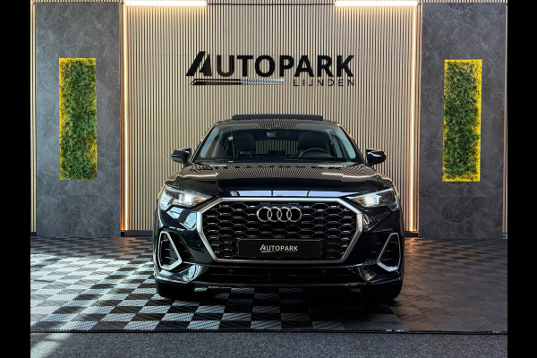 Audi Q3 Sportback 35 TFSI S-LINE|PANO|VIRTUAL|KEYLESS|GARANTIE 2028|CARPLAY|SFEERVERLICHTING|TREKHAAK|DEALER ONDERHOUDEN|VOL!