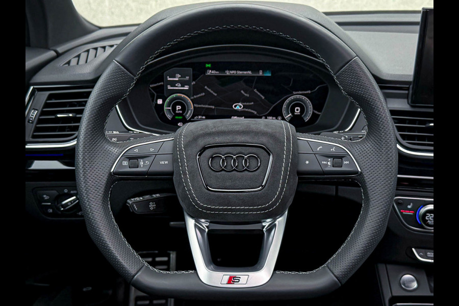 Audi Q5 50TFSI e 299PK Quattro Competition S Edition S-Line 1é Eig! Panoramadak|S-Kuipstoelen|360°View|Matrix|Carbon|Ambiance|SQ5!