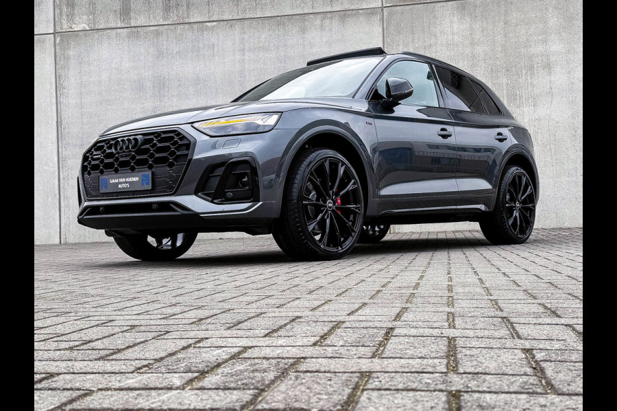Audi Q5 50TFSI e 299PK Quattro Competition S Edition S-Line 1é Eig! Panoramadak|S-Kuipstoelen|360°View|Matrix|Carbon|Ambiance|SQ5!