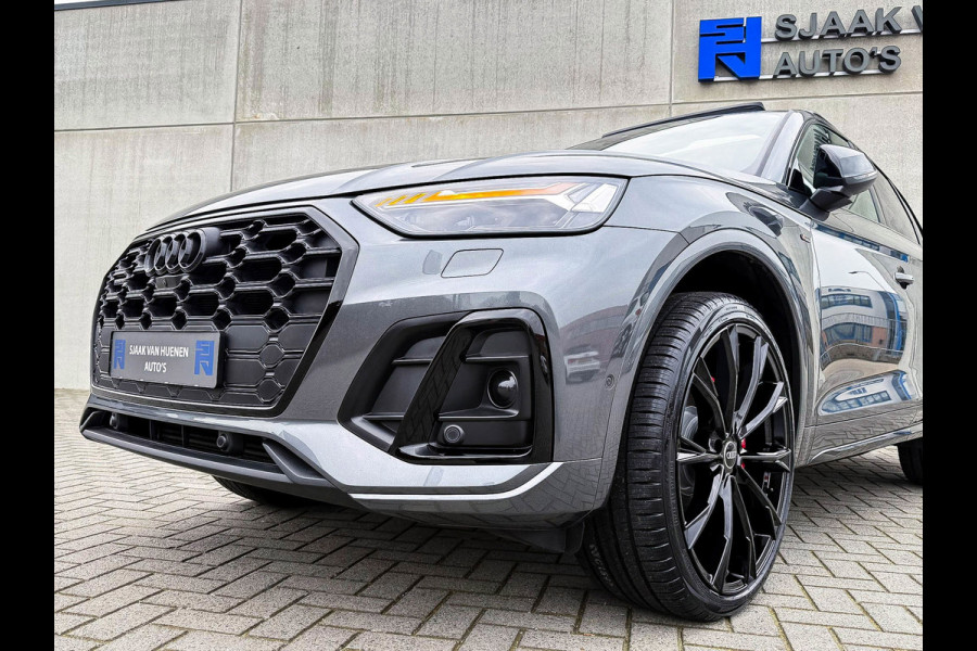 Audi Q5 50TFSI e 299PK Quattro Competition S Edition S-Line 1é Eig! Panoramadak|S-Kuipstoelen|360°View|Matrix|Carbon|Ambiance|SQ5!