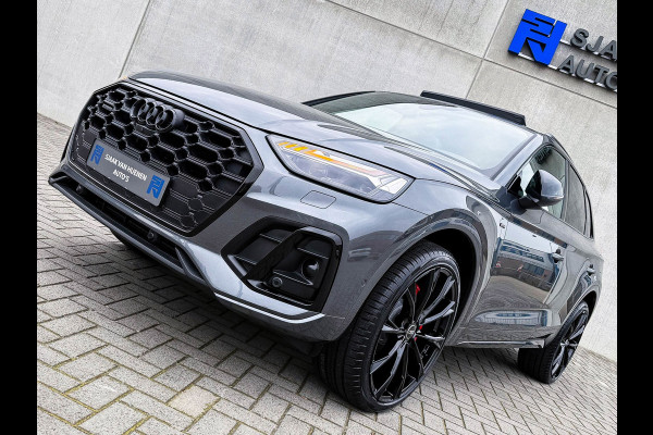 Audi Q5 50TFSI e 299PK Quattro Competition S Edition S-Line 1é Eig! Panoramadak|S-Kuipstoelen|360°View|Matrix|Carbon|Ambiance|SQ5!