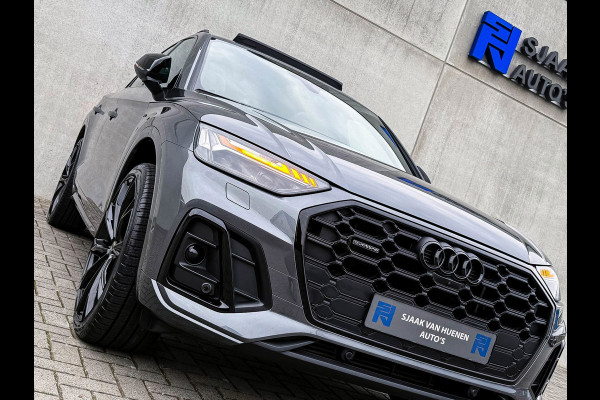 Audi Q5 50TFSI e 299PK Quattro Competition S Edition S-Line 1é Eig! Panoramadak|S-Kuipstoelen|360°View|Matrix|Carbon|Ambiance|SQ5!
