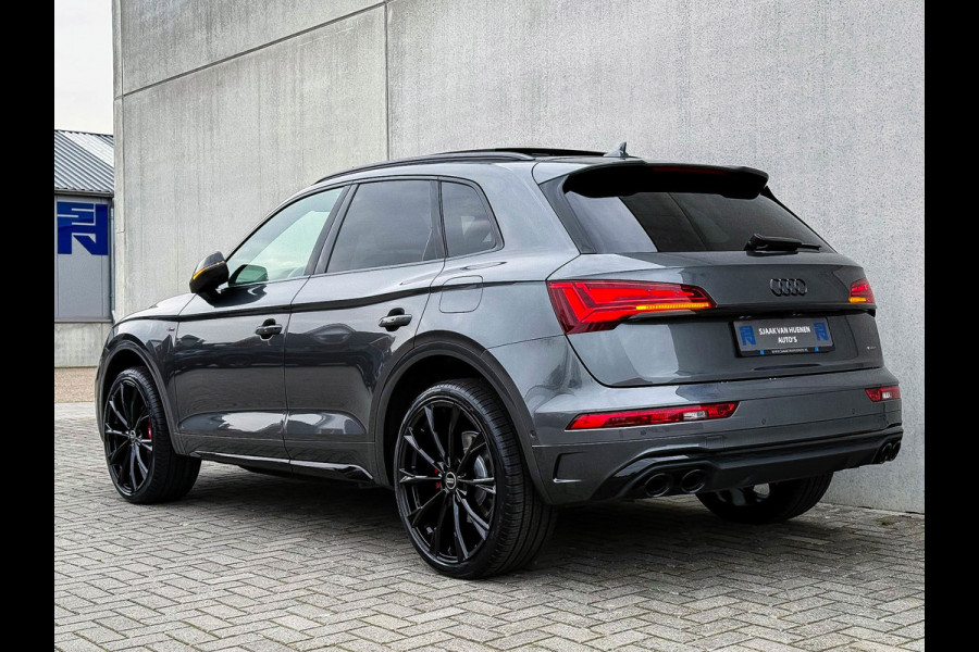 Audi Q5 50TFSI e 299PK Quattro Competition S Edition S-Line 1é Eig! Panoramadak|S-Kuipstoelen|360°View|Matrix|Carbon|Ambiance|SQ5!