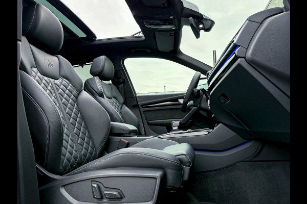 Audi Q5 50TFSI e 299PK Quattro Competition S Edition S-Line 1é Eig! Panoramadak|S-Kuipstoelen|360°View|Matrix|Carbon|Ambiance|SQ5!