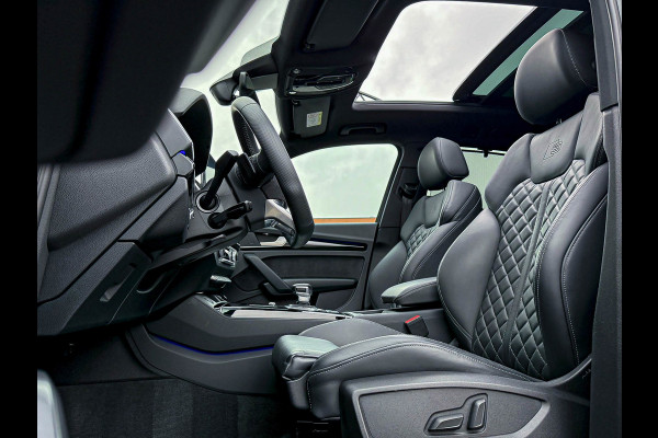 Audi Q5 50TFSI e 299PK Quattro Competition S Edition S-Line 1é Eig! Panoramadak|S-Kuipstoelen|360°View|Matrix|Carbon|Ambiance|SQ5!