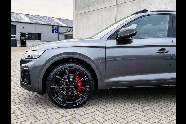 Audi Q5 50TFSI e 299PK Quattro Competition S Edition S-Line 1é Eig! Panoramadak|S-Kuipstoelen|360°View|Matrix|Carbon|Ambiance|SQ5!