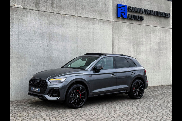 Audi Q5 50TFSI e 299PK Quattro Competition S Edition S-Line 1é Eig! Panoramadak|S-Kuipstoelen|360°View|Matrix|Carbon|Ambiance|SQ5!