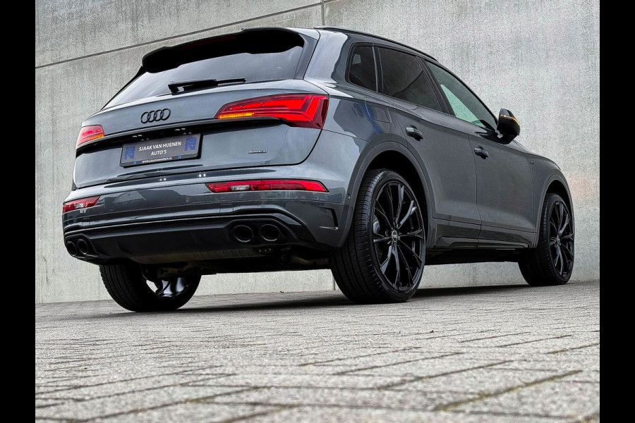Audi Q5 50TFSI e 299PK Quattro Competition S Edition S-Line 1é Eig! Panoramadak|S-Kuipstoelen|360°View|Matrix|Carbon|Ambiance|SQ5!