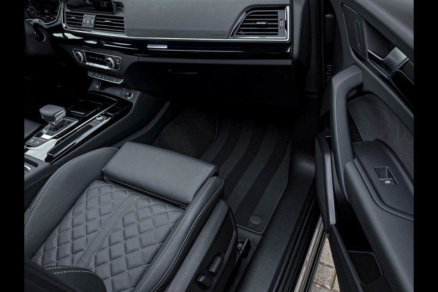 Audi Q5 50TFSI e 299PK Quattro Competition S Edition S-Line 1é Eig! Panoramadak|S-Kuipstoelen|360°View|Matrix|Carbon|Ambiance|SQ5!