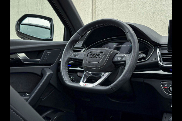 Audi Q5 50TFSI e 299PK Quattro Competition S Edition S-Line 1é Eig! Panoramadak|S-Kuipstoelen|360°View|Matrix|Carbon|Ambiance|SQ5!
